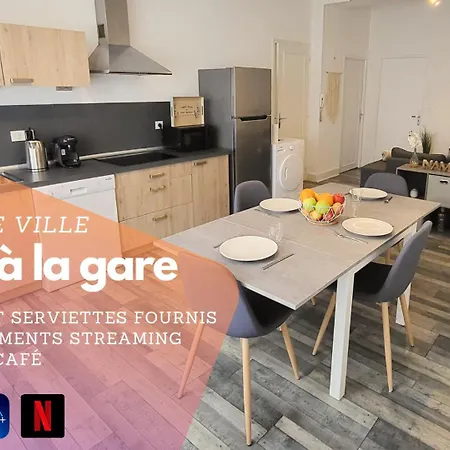Logement Spacieux - Face A La Gare Et Centre-Ville Épinal Exterior foto